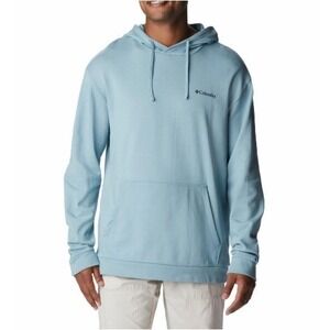 Columbia Heather Mint Blue Break It Down Pullover Long Sleeve Hoodie Size XXL